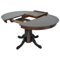 Set masă și scaune Evelin Capella Rotundă / Lemn / Beige photo 3