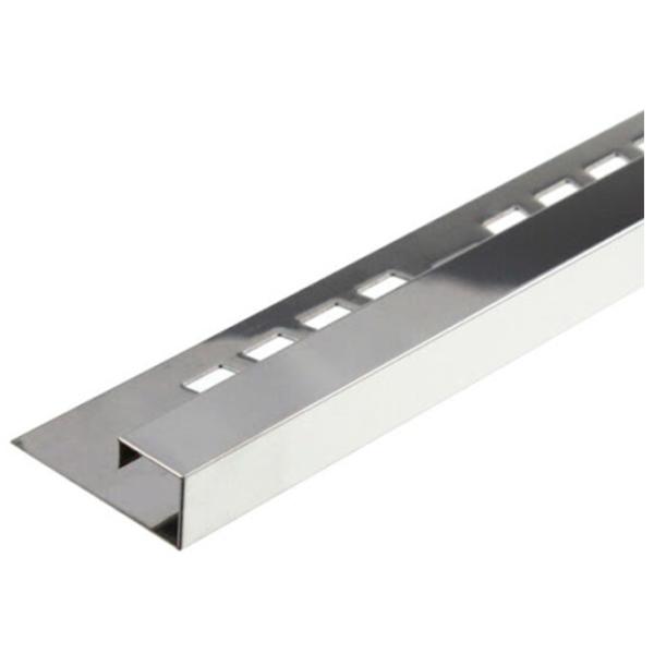 Profil pentru podea Midas S-SQG14-50-250 Argintiu / Oțel photo 1
