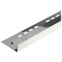 Напольный профиль Midas S-SQG14-50-250 Серебро / Cталь