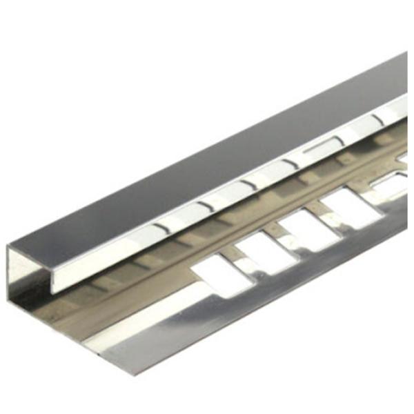 Profil pentru podea Midas S-SQG12-50-250 Argintiu / Oțel photo 1