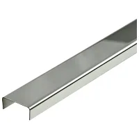 Напольный профиль Midas S-SC030-51-250 Серебро / Cталь