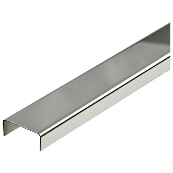 Напольный профиль Midas S-SC020-51-250 Серебро / Cталь photo 1