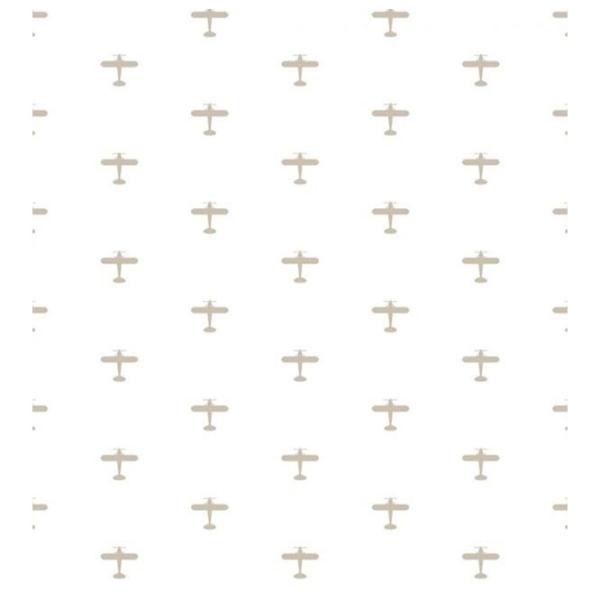 Tapete Parato Babylandia Beige / Avioane photo 1