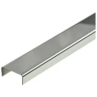 Напольный профиль Midas S-SC010-51-250 Серебро / Cталь