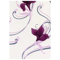 Обои Ergis Elegance Фиолетовый / Флористика