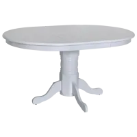Set masă și scaune Evelin Capella Rotundă / Lemn / White photo 3