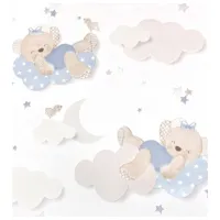 Обои Parato Babylandia Beige Blue / Детские рисунки