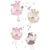 Tapete Parato Babylandia White Pink / Desene de copii