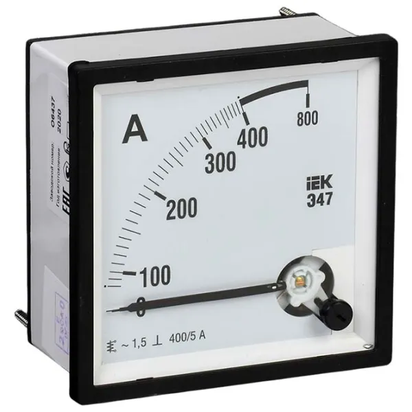 Ampermetru IEK Э47 400/5А 400 V photo 1