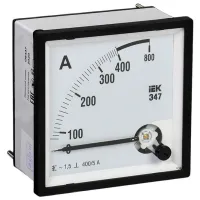 Амперметр IEK Э47 400/5А 400 В