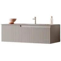 Dulap cu lavoar Orka Moonlight 90 Pe perete / MDF / Mink