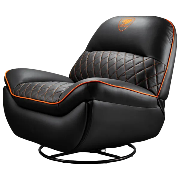 Scaun Gaming Cougar Overlord Orange Black photo 3