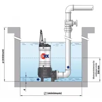 Pompa submersibilă Pedrollo VXm 40/80 3000 W 7200 l/h photo 2