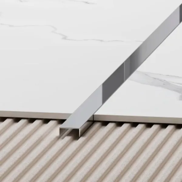 Profil pentru plăci ceramice Eviso PRSI-0002 Silver / Onix photo 1