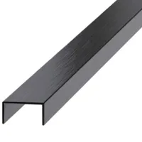 Профиль для керамической плитки Egen EXBL-0001 Черный / Oникс