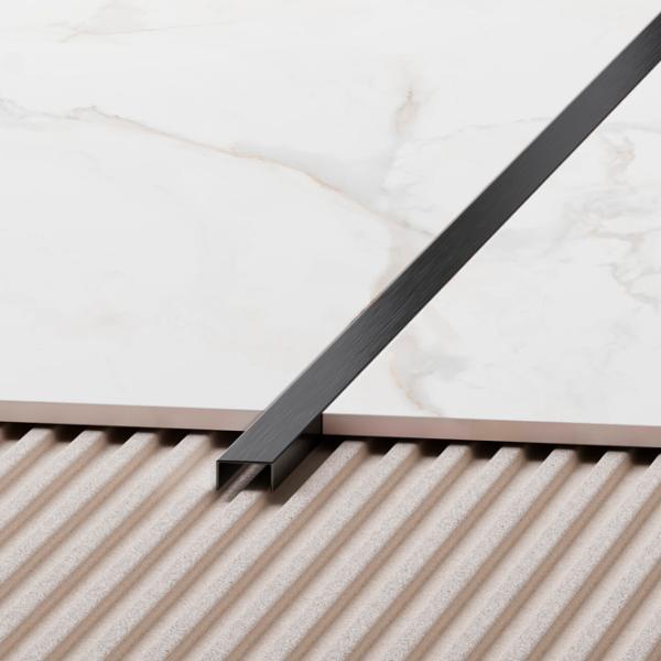 Profil pentru plăci ceramice Egen EXBL-0001 Black / Onix photo 2