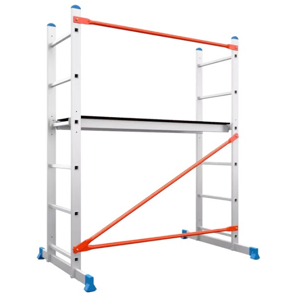 Scară mobilă cu platformă Nex Metkas NX-00000107 3x6 150 kg photo 1