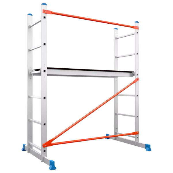 Scară mobilă cu platformă Nex Metkas NX-00000107 3x6 150 kg photo 1