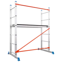 Scară mobilă cu platformă Nex Metkas NX-00000107 3x6 150 kg