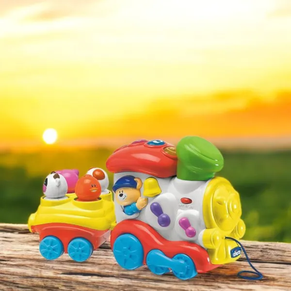 Tren Chicco Music Train 64272.00  / / Pink White photo 2 Tren Chicco Music Train 64272.00  / / Pink White photo 2