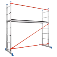 Scară mobilă cu platformă Nex Metkas NX-00000108 3x7 150 kg