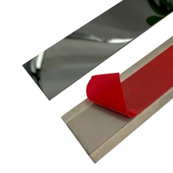 Profil pentru plăci ceramice Eviso PEBL-0120 Gold / Oțel photo 2
