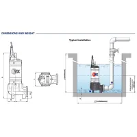 Pompa submersibilă Pedrollo VXm 75/80 5500 W 108000 l/h photo 5