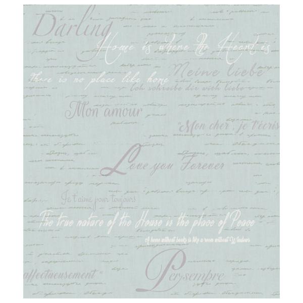 Обои Parato Blooming Garden Grey / Надписи photo 1