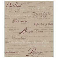 Обои Parato Blooming Garden Taupe / Надписи