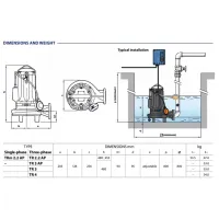 Pompa submersibilă Pedrollo TRITUS TR 4 4000 W 24600 l/h photo 4