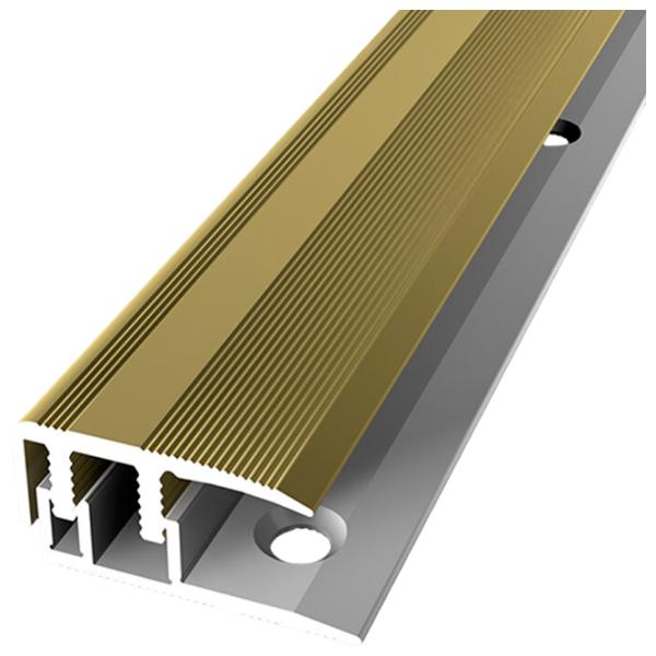 Profil pentru podea Parkett-Freund PF 587 L F5 Gold / Aluminiu photo 1