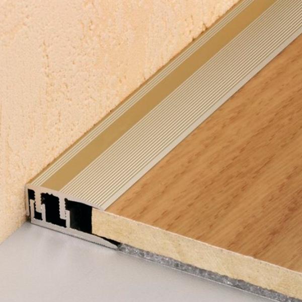 Profil pentru podea Parkett-Freund PF 587 L F5 Gold / Aluminiu photo 3