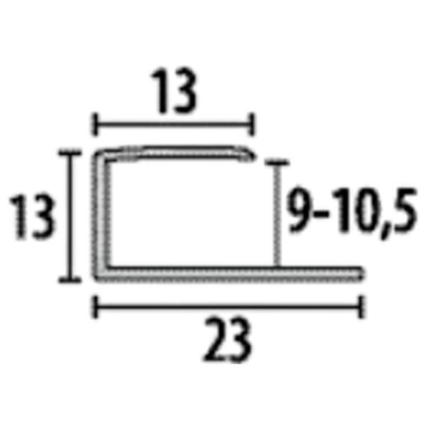 Напольный профиль Parkett-Freund PF 012 F16 Grey / Алюминий photo 2