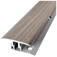 Напольный профиль Parkett-Freund PF 588 LH H61 Дуб / Алюминий