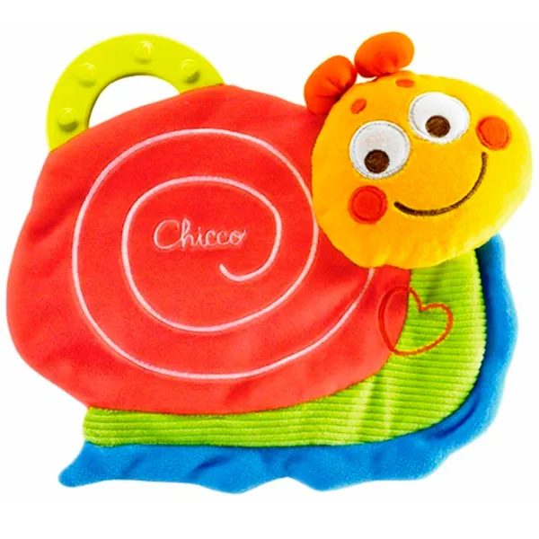 Игрушка для прорезывания зубов Chicco Snail Blanket от 0 месяцев photo 1