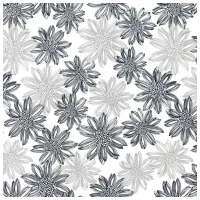 Обои Avangard 11165-01 Серый / Цветы