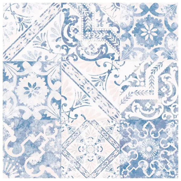 Tapete Grandeco Village People Blue / Decor photo 1