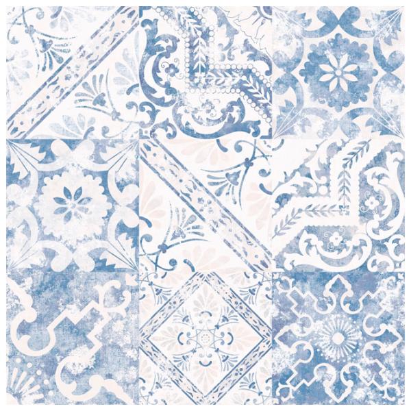Tapete Grandeco Village People Blue / Decor photo 1