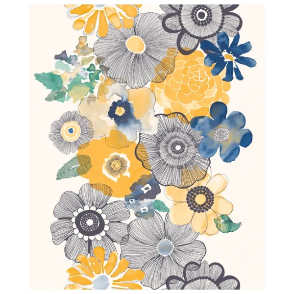 Обои Grandeco Village People Разноцветный / Флористика photo 1