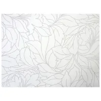 Tapete IPA Blue Leaves White / Abstracție