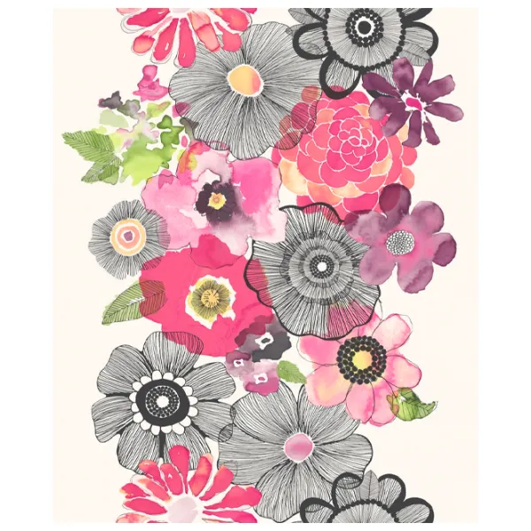 Tapete Grandeco Village People Multicolor / Flori photo 1