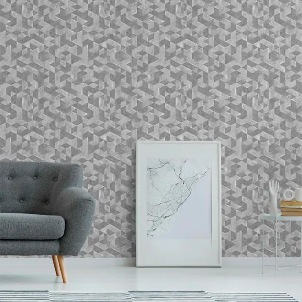 Tapete Grandeco Elune Gray / Geometric photo 2