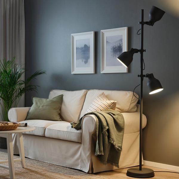 Lampadar Ikea Hektar Dark Grey / E27 photo 2
