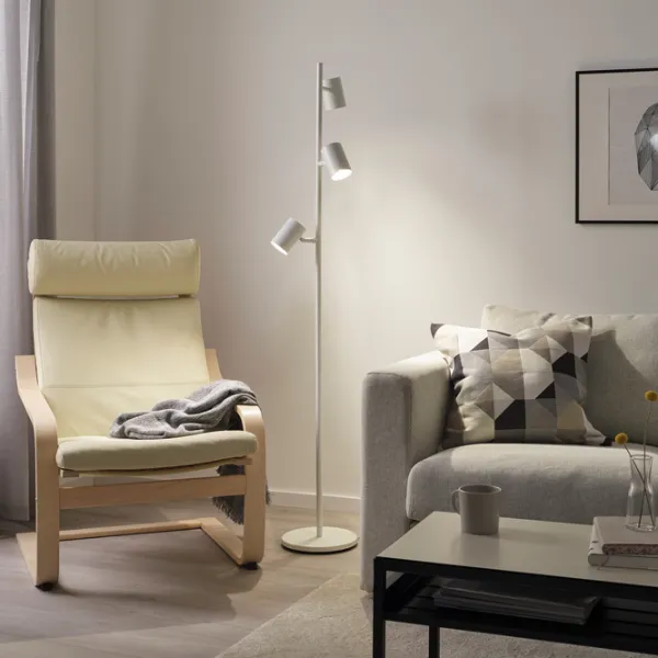Lampadar Ikea Nymane  White / GU10 photo 3