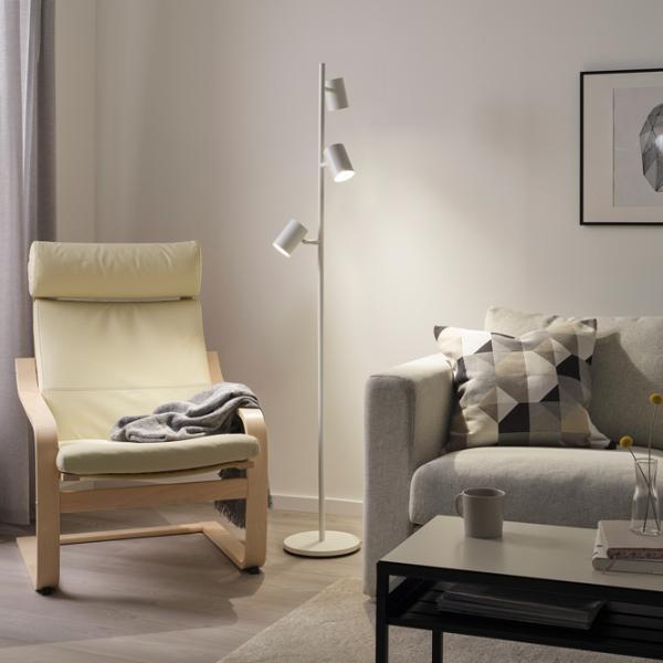 Lampadar Ikea Nymane  White / GU10 photo 3