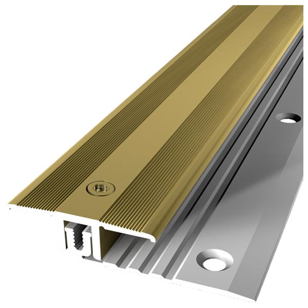 Profil pentru podea Parkett-Freund PF 288 F5 Gold / Aluminiu photo 1