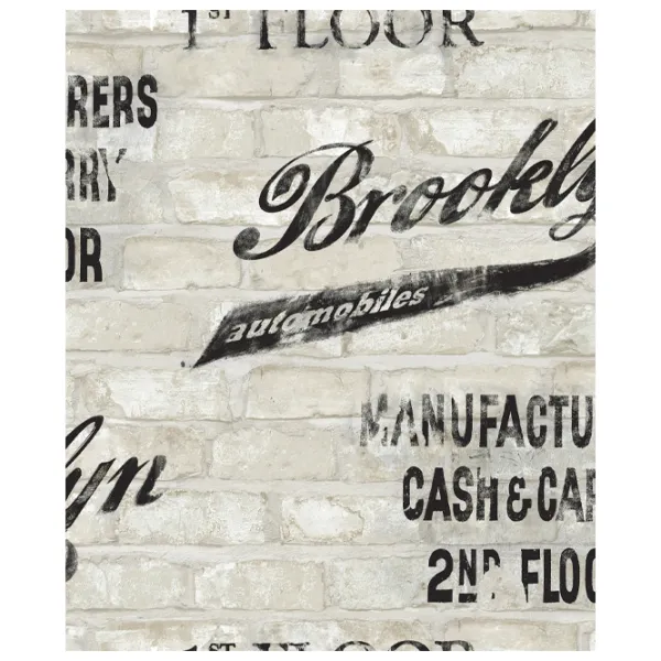 Обои Grandeco Exposed Warehouse Белый / Абстракция photo 1