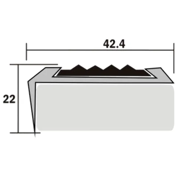 Profil pentru podea Plastal D01 RE 180 Bronze / Aluminiu photo 2