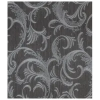 Tapete Seela Adoro Grey Black / Floristică