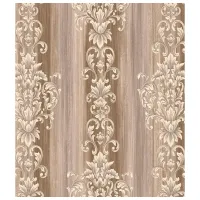 Tapete Seela Vintage treasure Brown Beige / Flori